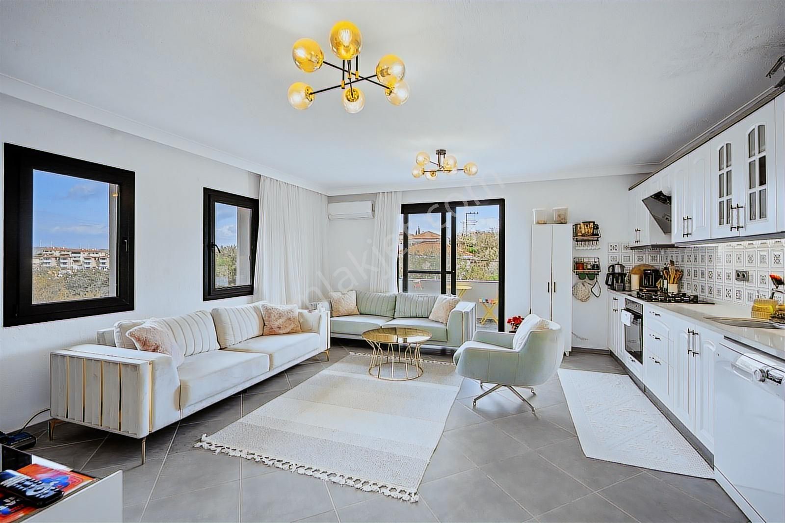 Eski Datça Merkezinde 3+1 Krediye Uygun Çatı Dubleksi