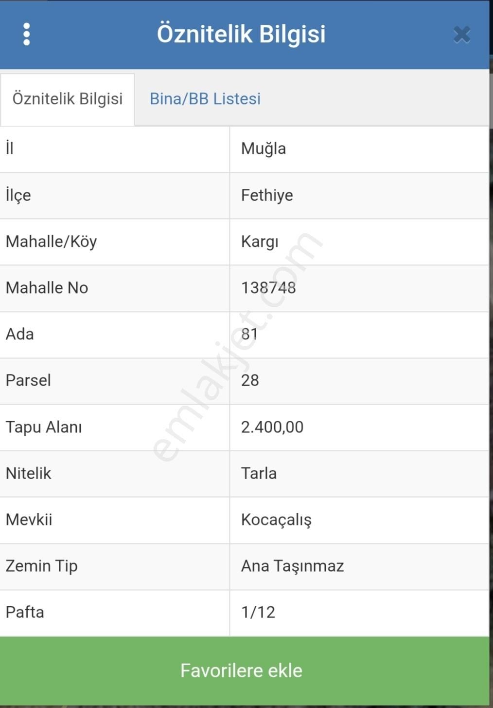 Turyap'tan Fethiye'de Denize 400 Metre 2400m2 Müstakil Tarla - Görsel 2
