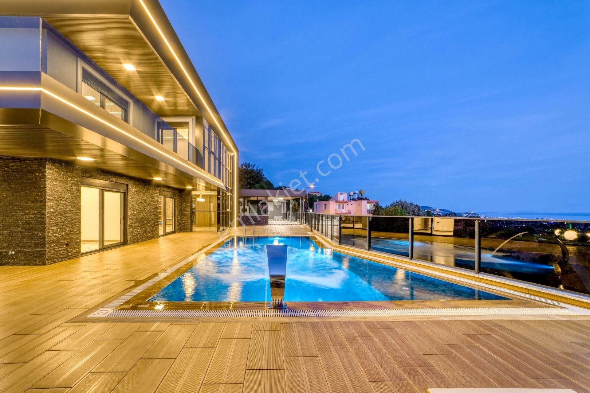 Alanya Kestel (yaylalı)’de Full Deniz & Kale Manzaralı Lüks 4+1 Özel Villa - Görsel 3