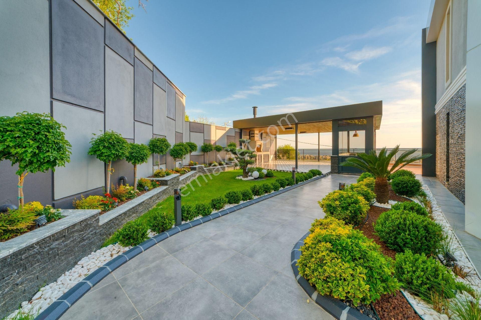 Alanya Kestel (yaylalı)’de Full Deniz & Kale Manzaralı Lüks 4+1 Özel Villa - Görsel 34