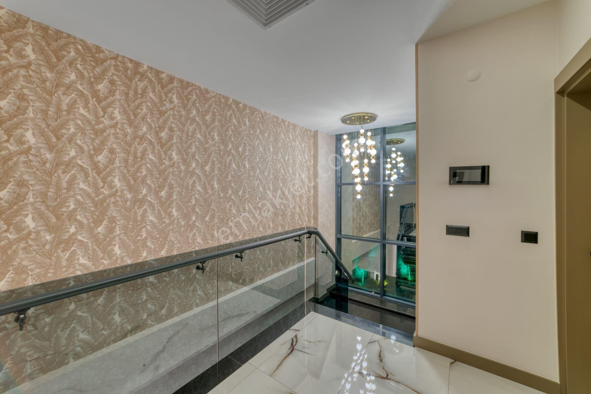 Alanya Kestel (yaylalı)’de Full Deniz & Kale Manzaralı Lüks 4+1 Özel Villa - Görsel 17