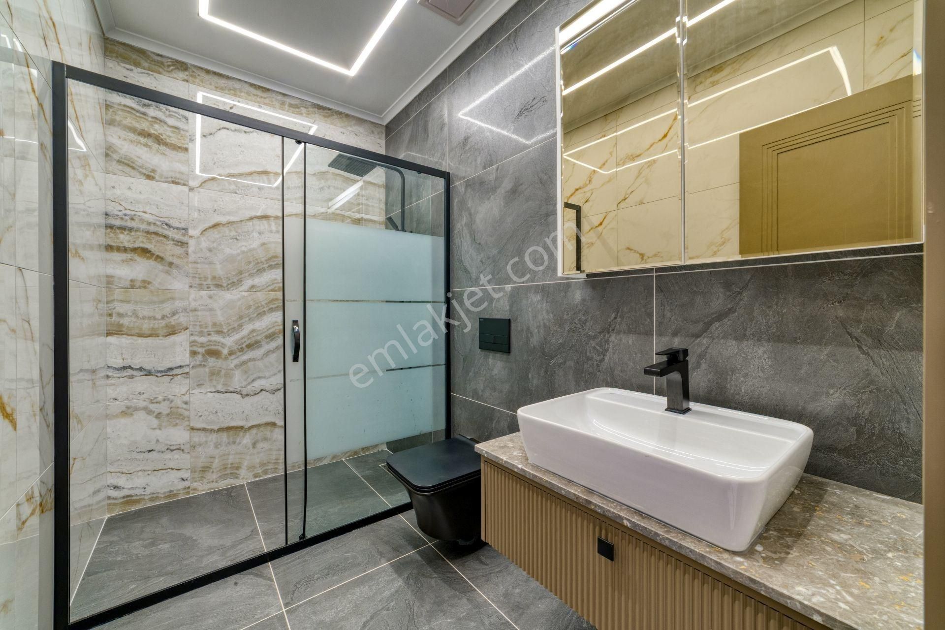 Alanya Kestel (yaylalı)’de Full Deniz & Kale Manzaralı Lüks 4+1 Özel Villa - Görsel 30