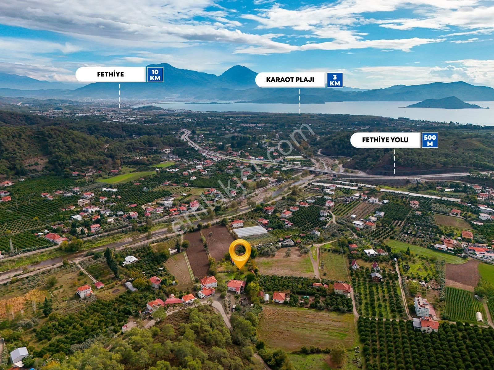 Fethiye Yanıklarda Satılık 3.621 M² Tarla - Marinaya Yakın - Görsel 6