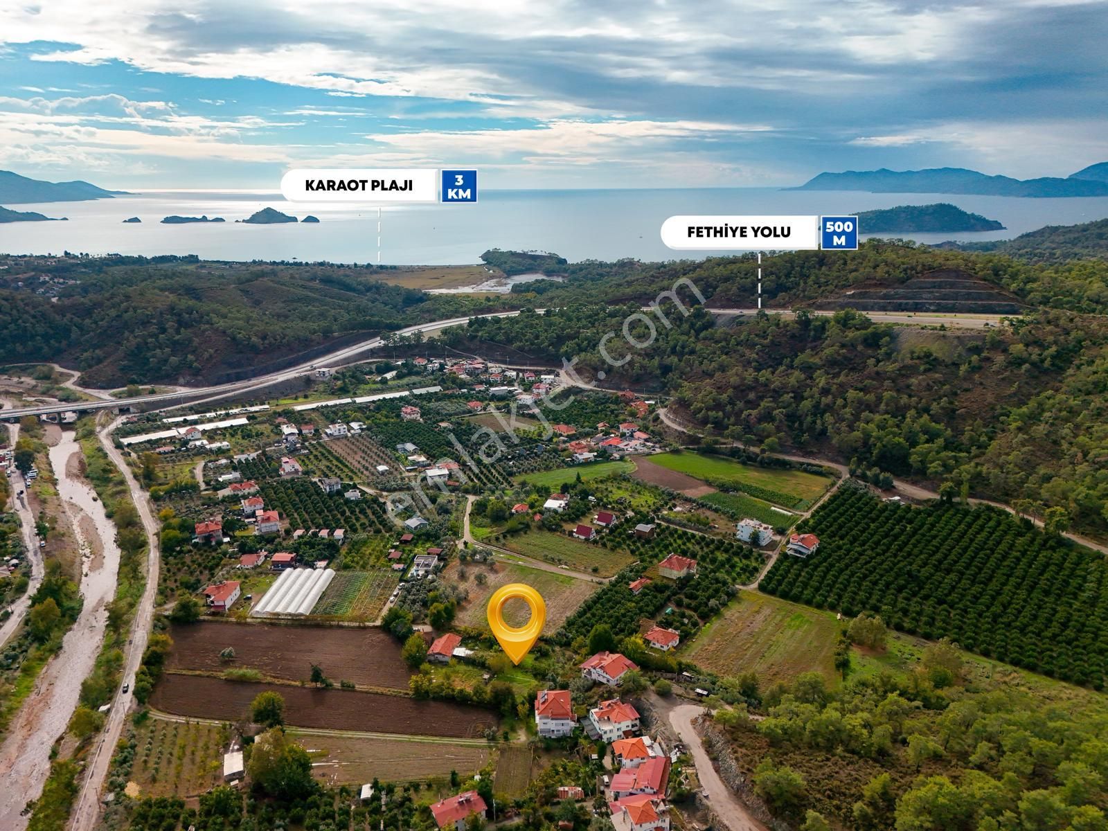 Fethiye Yanıklarda Satılık 3.621 M² Tarla - Marinaya Yakın - Görsel 8
