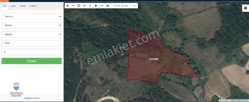 Samet'ten Kapaklıda Satılık 13304 M2 Tarla