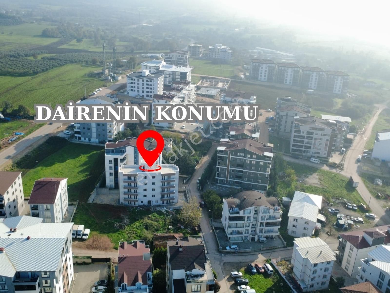 Bursa Nilüfer Akçalar Merkezde 2+1 Sıfır Ara Kat Daire