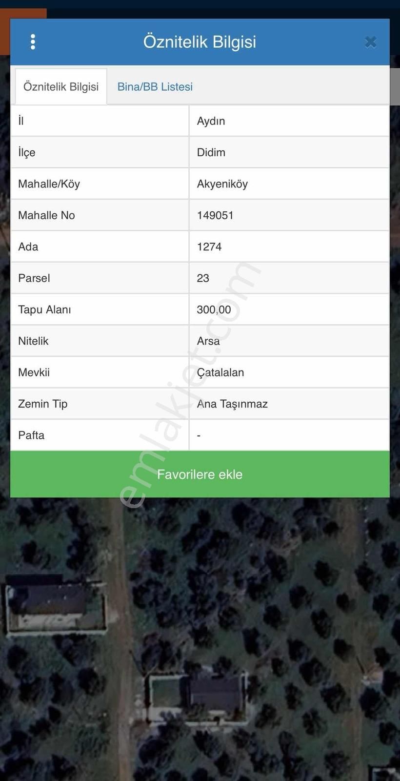 Didim Kardelen Villa Arsası Elektrik Ve Su Mevcut