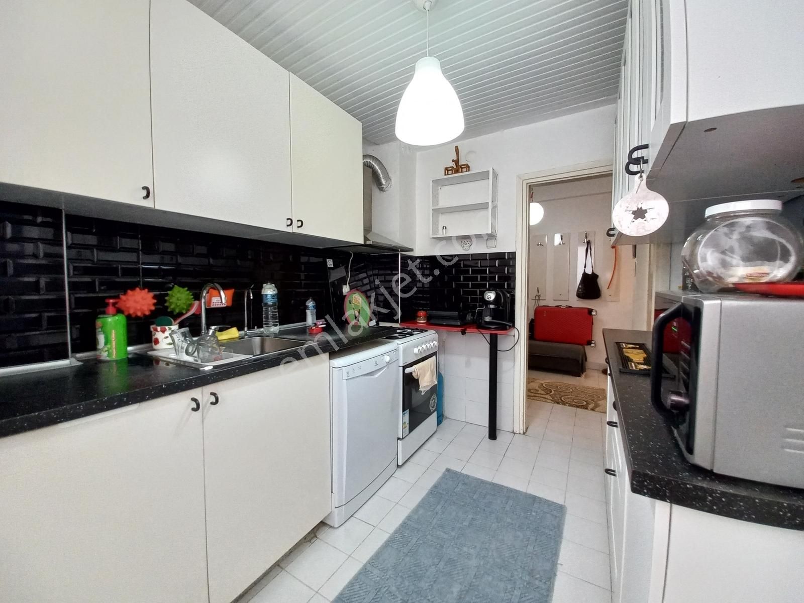 Işıklarda Keyifli Dekorasyonu İle Kiralık Eşyalı 2+1 Daire! - Görsel 22