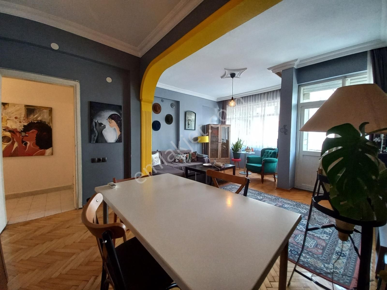 Işıklarda Keyifli Dekorasyonu İle Kiralık Eşyalı 2+1 Daire! - Görsel 11