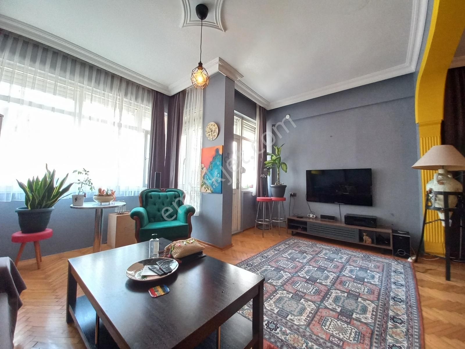 Işıklarda Keyifli Dekorasyonu İle Kiralık Eşyalı 2+1 Daire! - Görsel 16