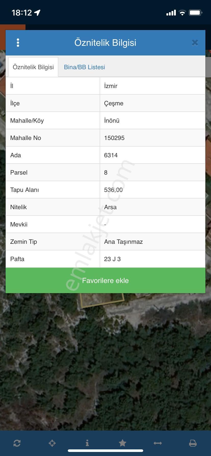 Gho'dan İzmir Çeşme'de Deniz Manzaralı 536 M2 Satılık Arsa - Görsel 3