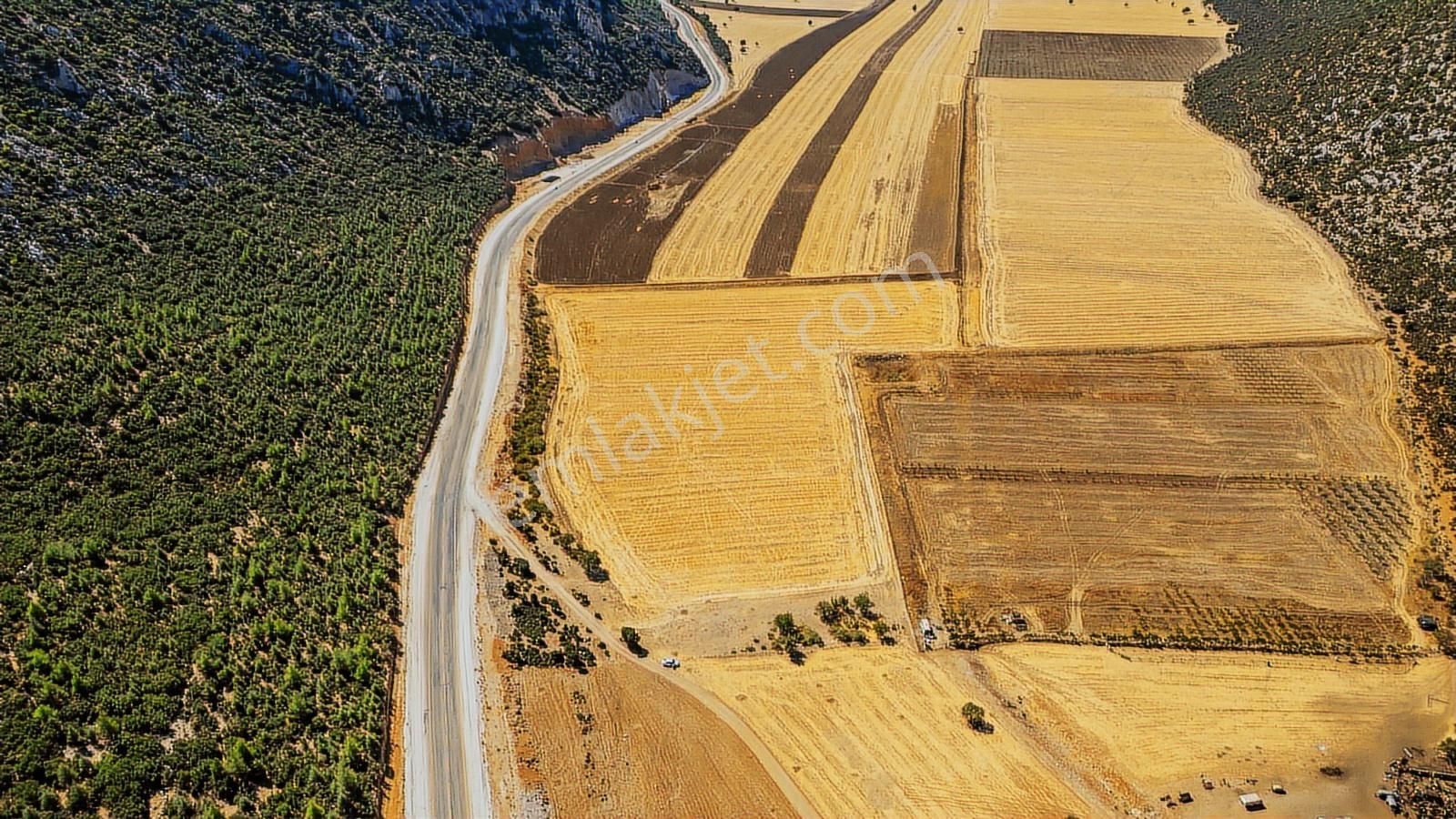 Korkuteli Söğütcük'te Anayola Sıfır Satılık 38 Dönüm Tarla - Görsel 2
