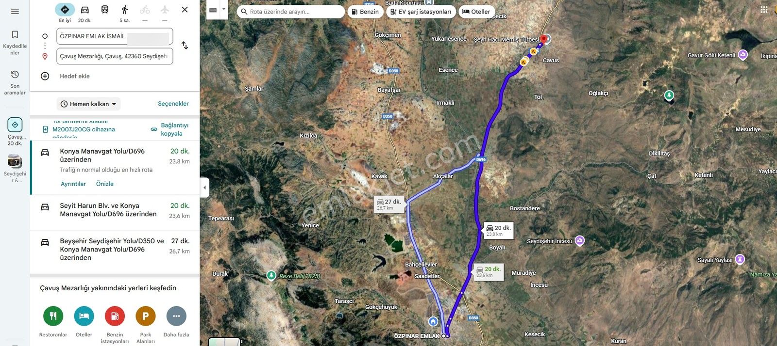 Özpınar ,dan Çavuş Harımlarda 633 M2 Suyu,yolu Var Tarla-bahçe - Görsel 16