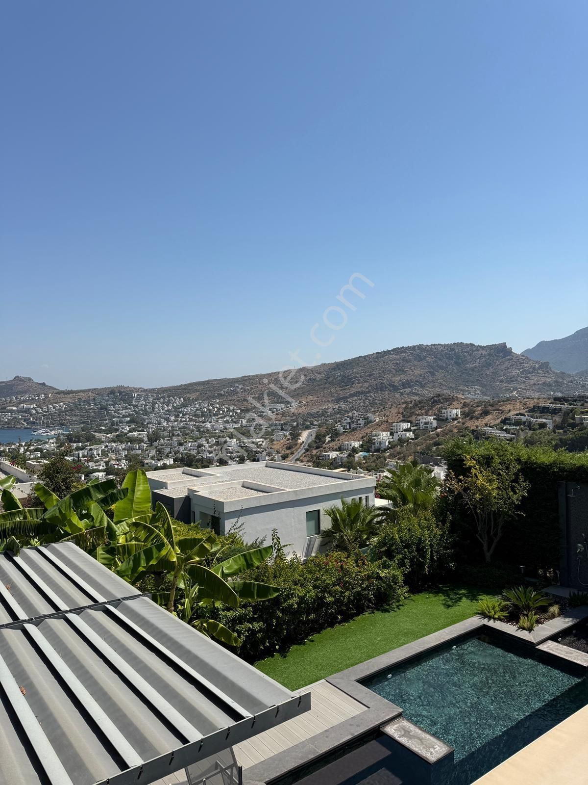 Gündoğan'da Deniz Manzaralı 5+1özel Havuzlu Satılık Bahçe Dublex - Görsel 13