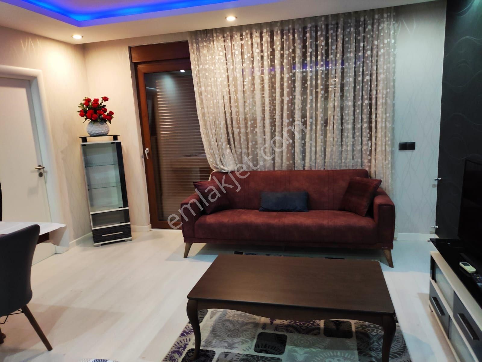 Limanda 1 Yıl Peşin Ödemeli 1+1 Full Eşyalı · Denize 500 Mt Çatı Havuzlu · Fitness & Saunalı Kiralık - Görsel 8