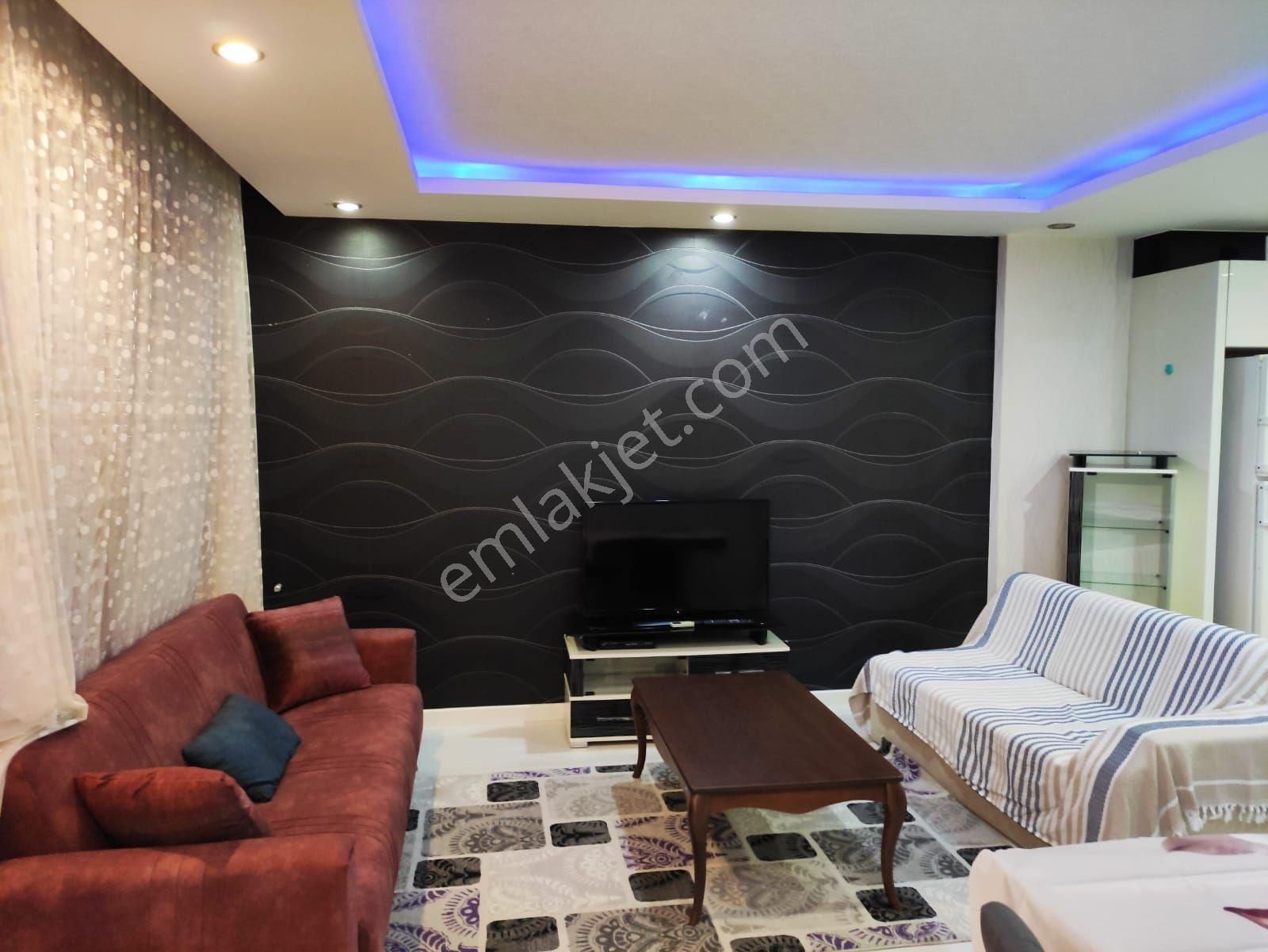 Limanda 1 Yıl Peşin Ödemeli 1+1 Full Eşyalı · Denize 500 Mt Çatı Havuzlu · Fitness & Saunalı Kiralık - Görsel 6