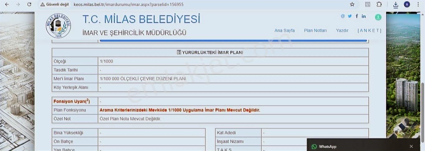 Muğla Milas Kıyıkışlacık'ta Plaja 300 M. Uzaklıkta Satılık Arsa - Görsel 9