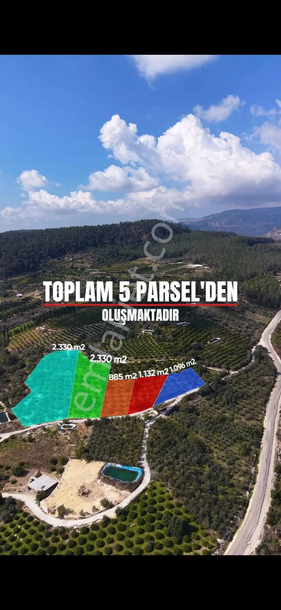 Aslan'dan 18 Adet Villa İmarlı Deniz Manzaralı Kupon Arsa - Görsel 2