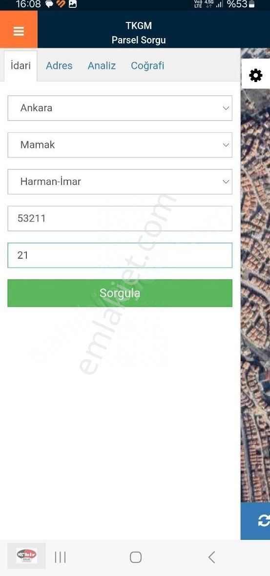 Mamak Harman-imarda 130 M2 Satılık Arsa - Görsel 2
