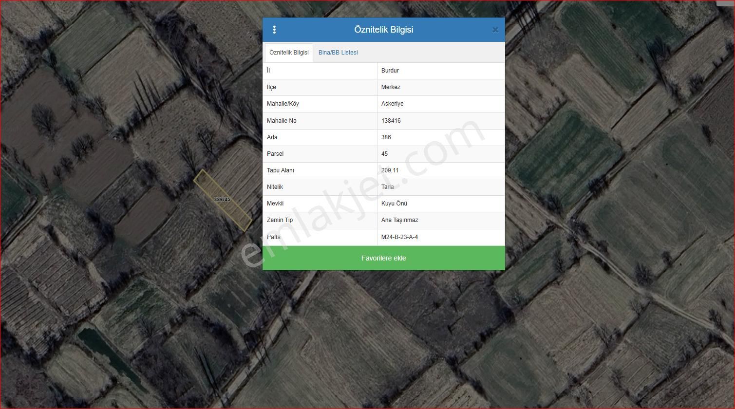 Burdur Merkez Askeriye Köyünde 4 Adet Satılık Fırsat Tarla - Görsel 5