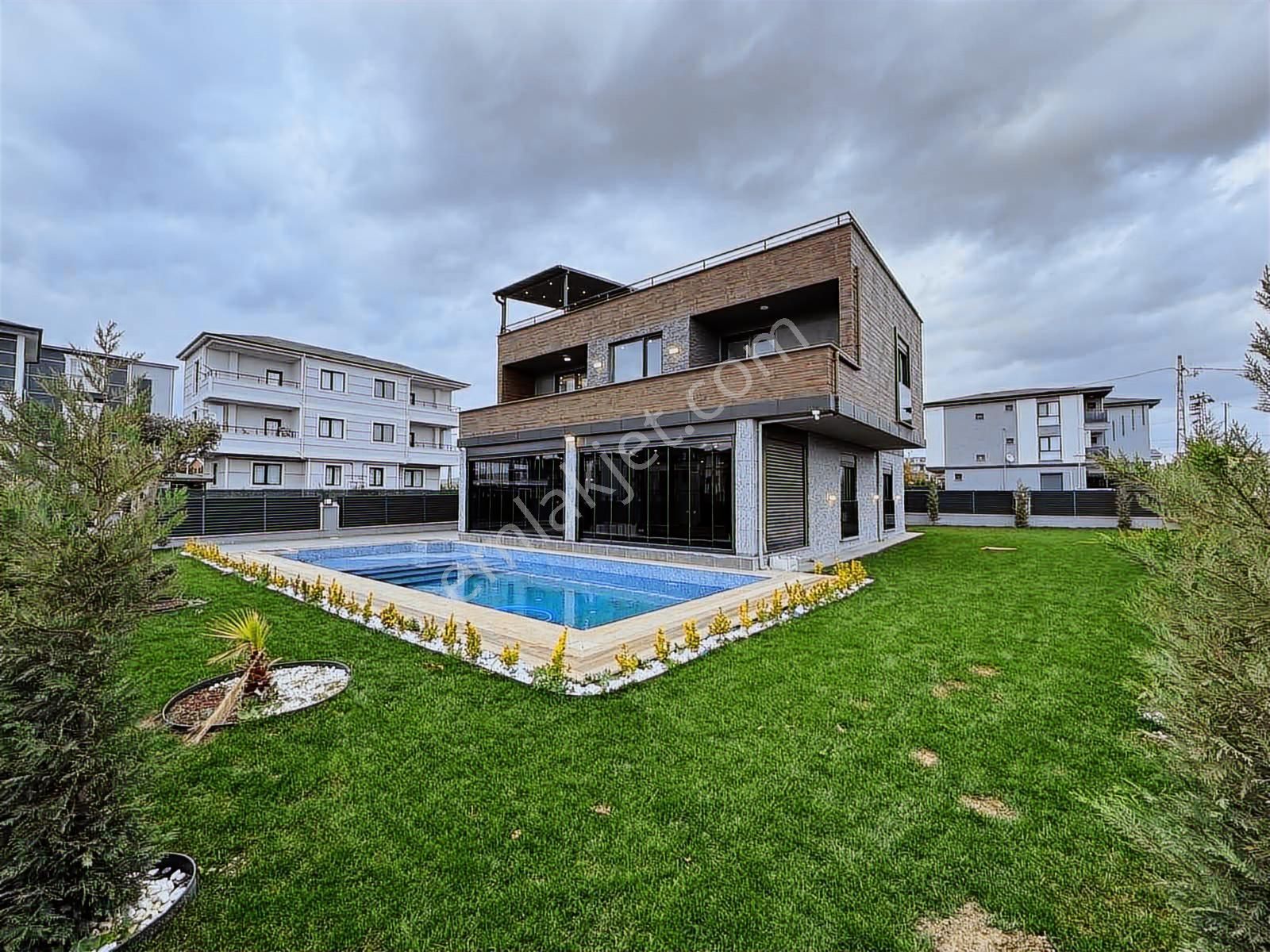 #mega Yapı# 650 M2 Arsa İçinde 6+1 Havuzlu Malikane - Görsel 34