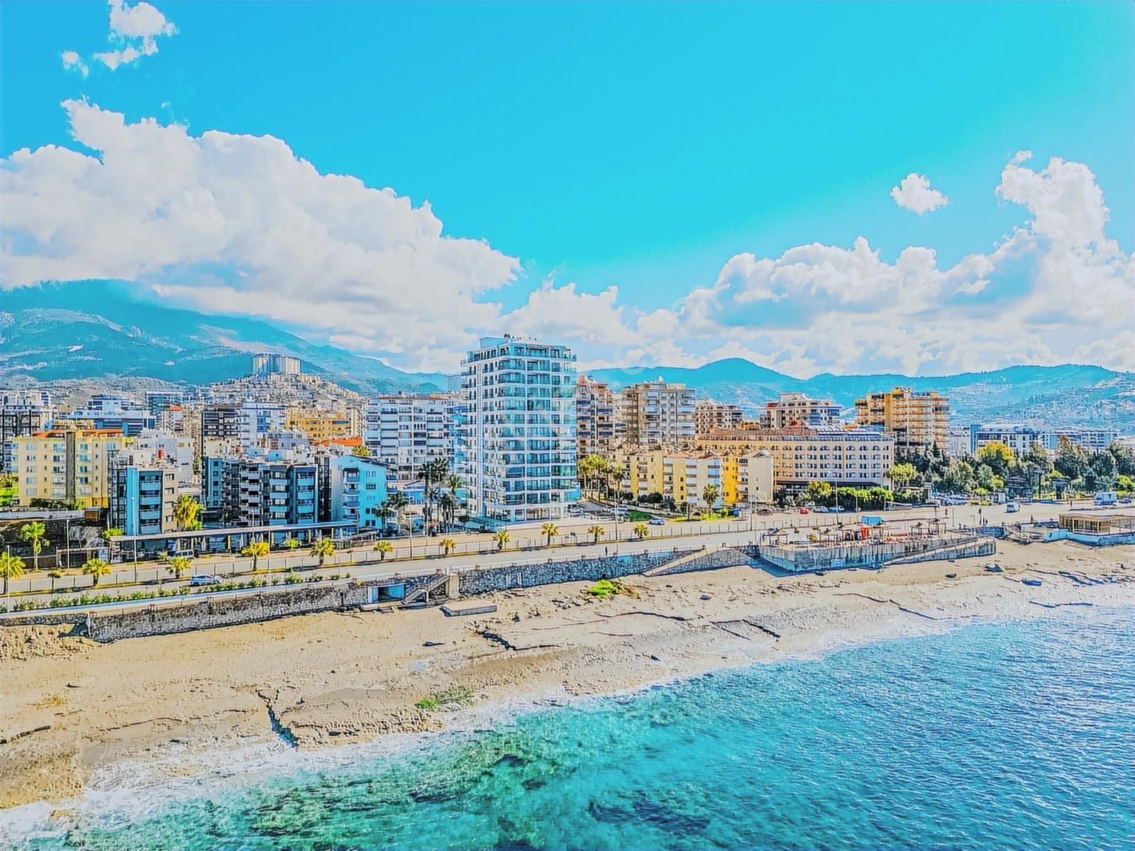 Alanya Mahmutlar 4+1 484m²full Deniz Kale Manzaralı Kral Dairesi - Görsel 2