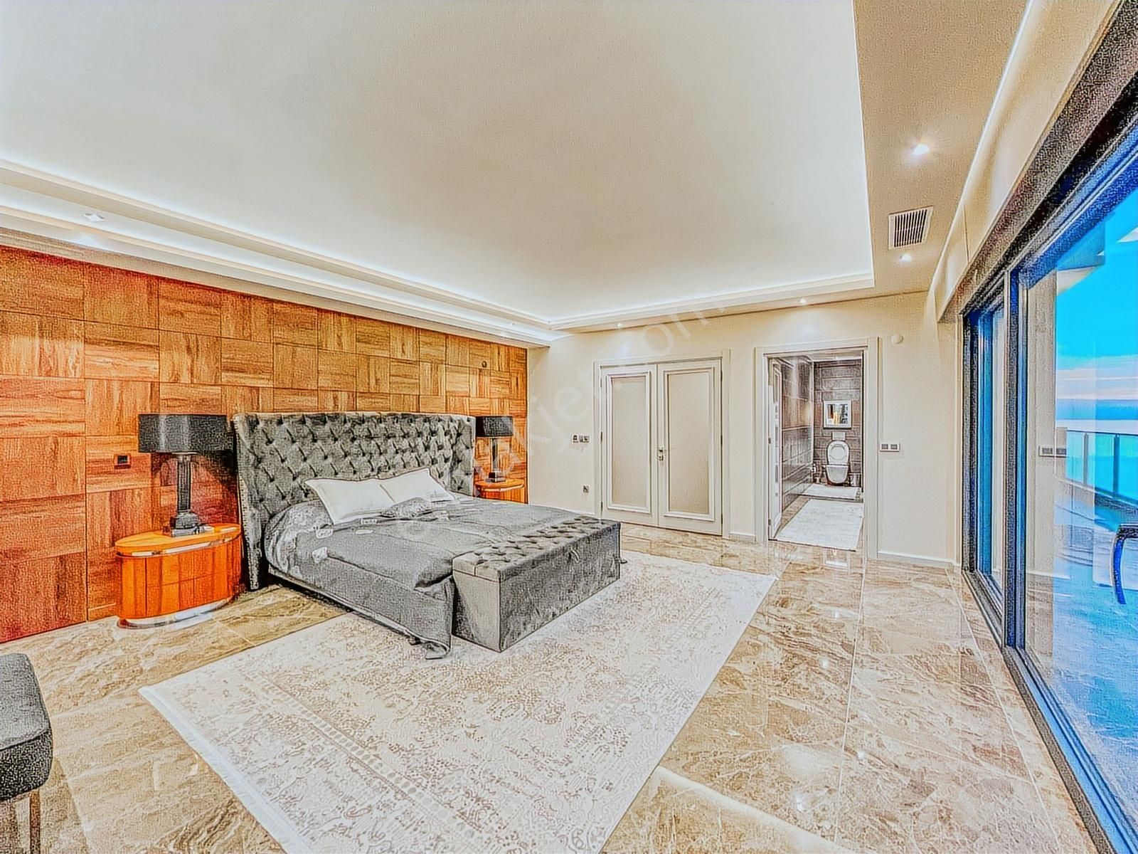 Alanya Mahmutlar 4+1 484m²full Deniz Kale Manzaralı Kral Dairesi - Görsel 17