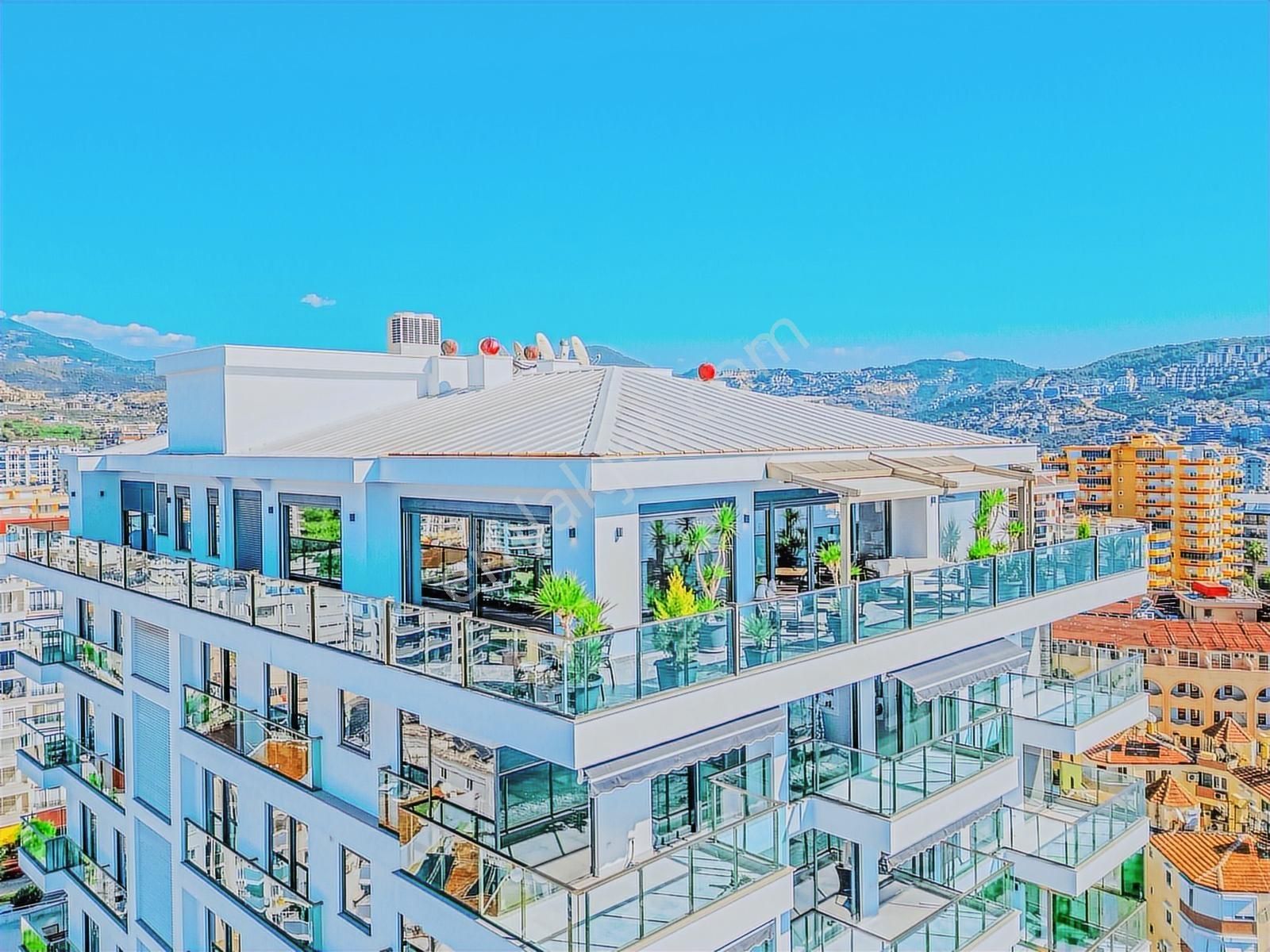 Alanya Mahmutlar 4+1 484m²full Deniz Kale Manzaralı Kral Dairesi - Görsel 10