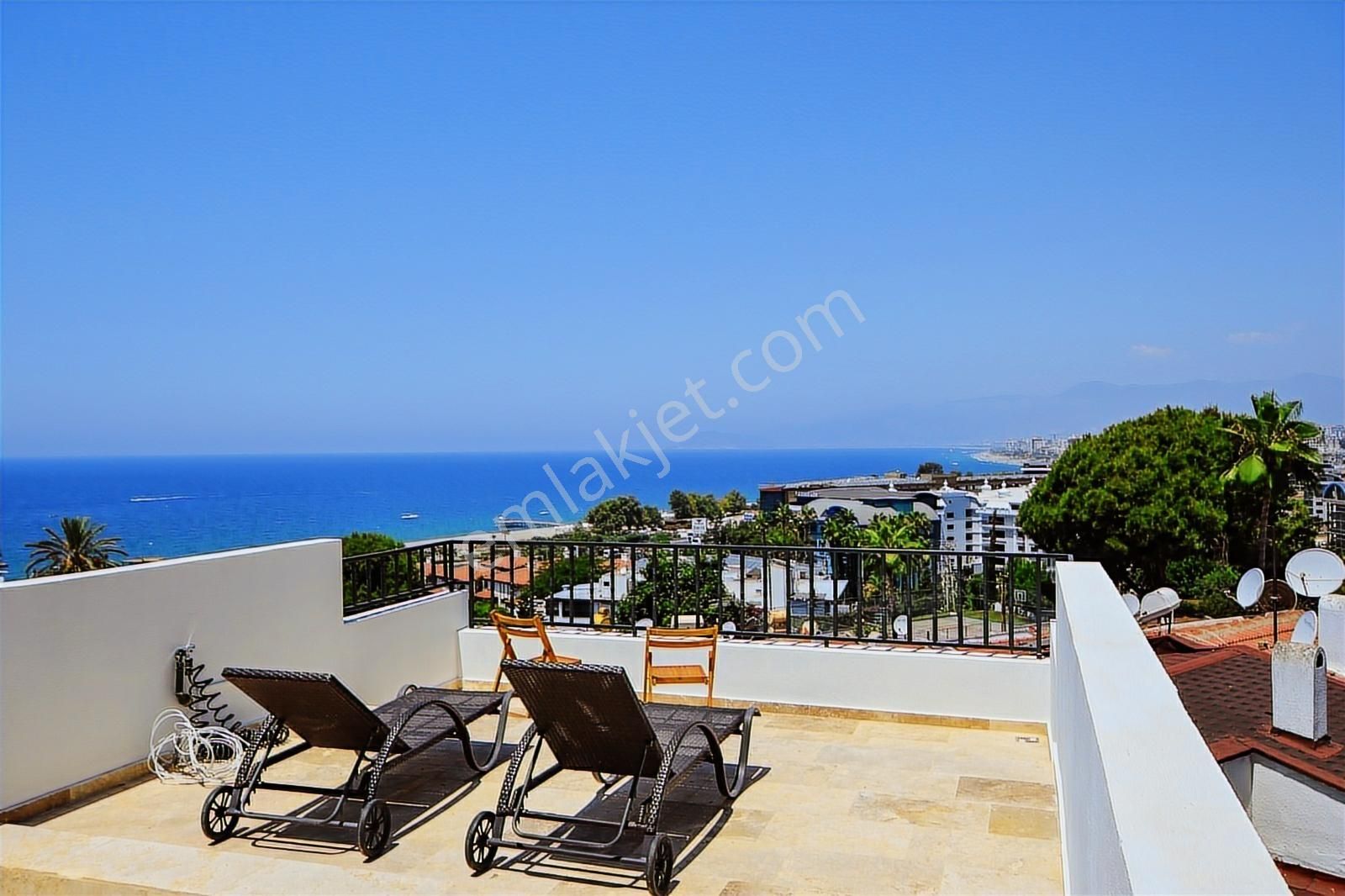 Alanya Kargıcak 2+1 100m2 Full Deniz Manzaralı Satılık Villa !!! - Görsel 5