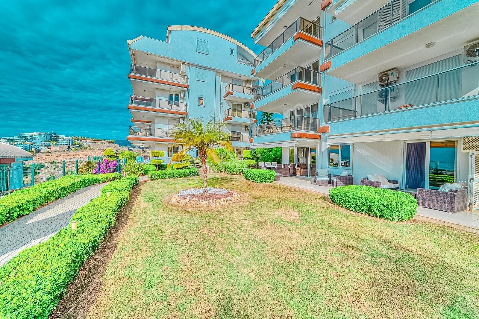 Alanya Konaklı3+1 208m2depolu Full Manzaralı Satılık Bahçe Daire - Görsel 13