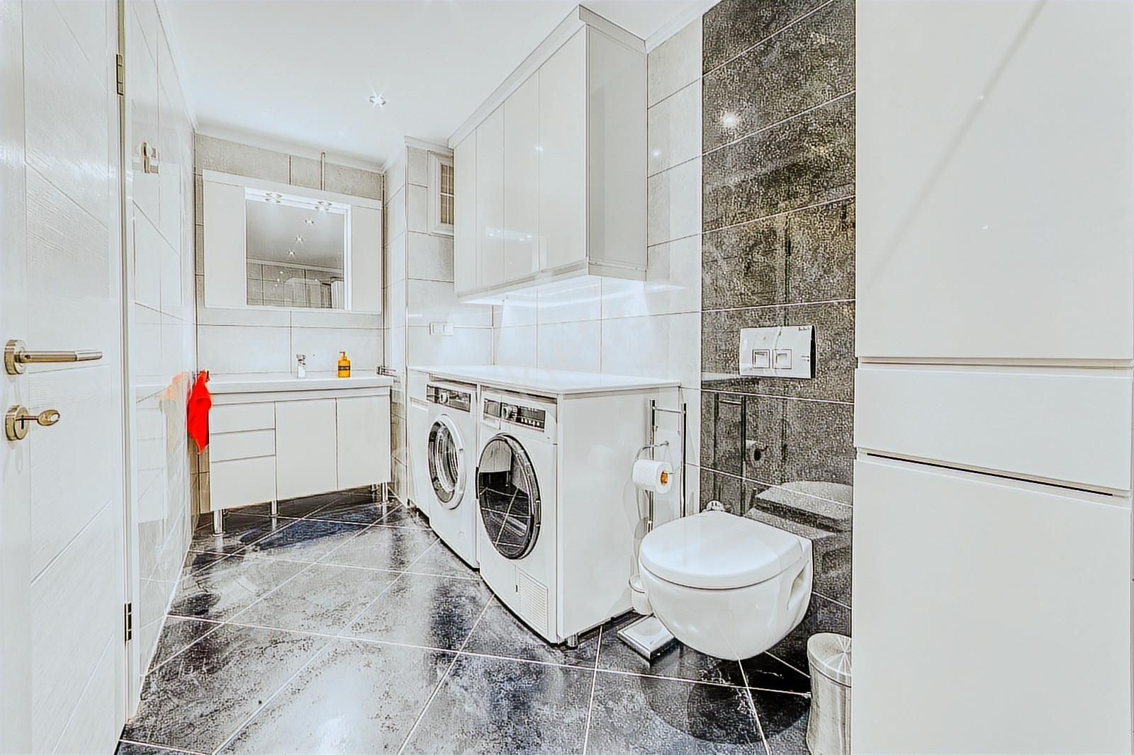 Alanya Konaklı3+1 208m2depolu Full Manzaralı Satılık Bahçe Daire - Görsel 8