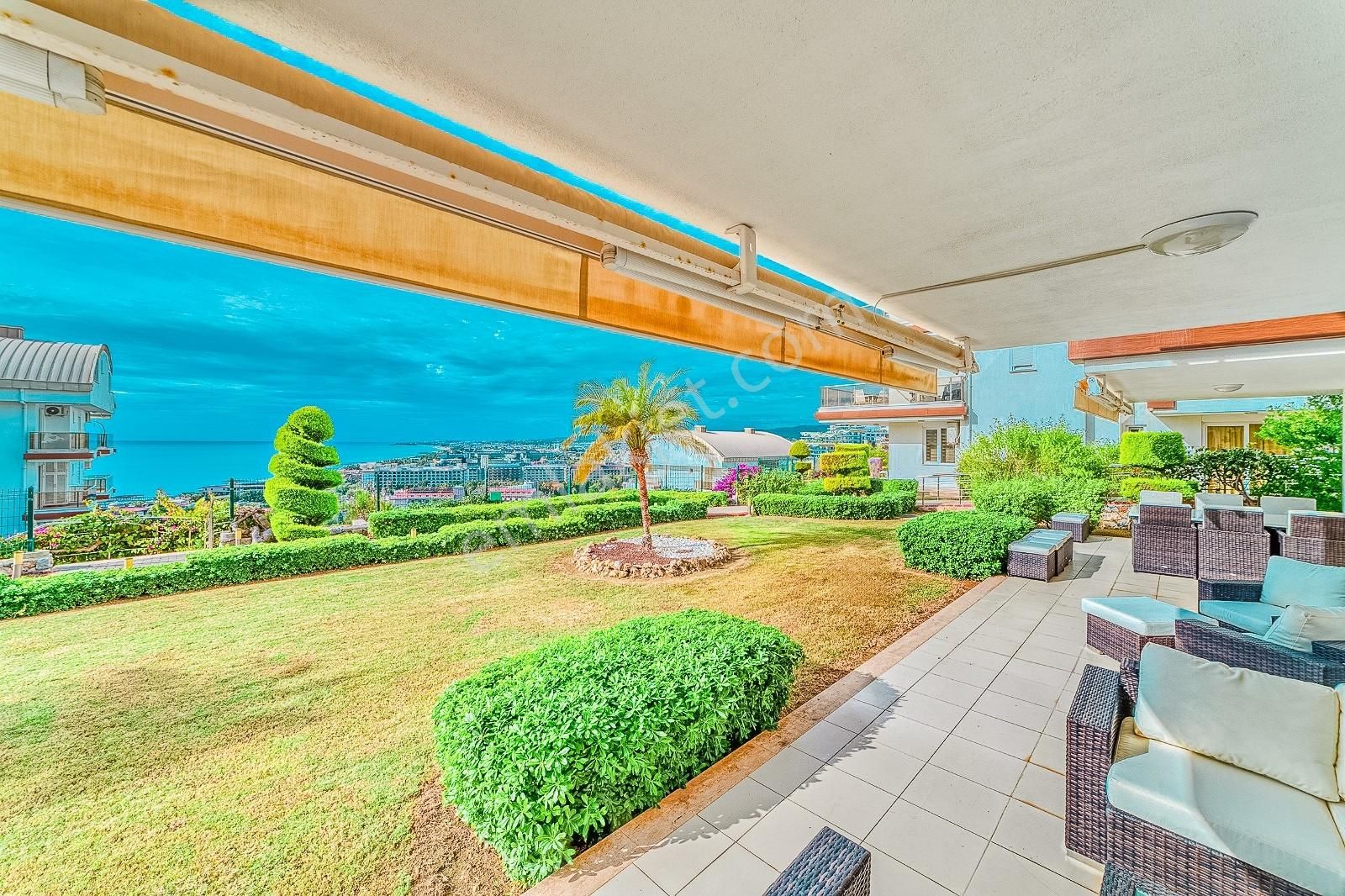 Alanya Konaklı3+1 208m2depolu Full Manzaralı Satılık Bahçe Daire - Görsel 25