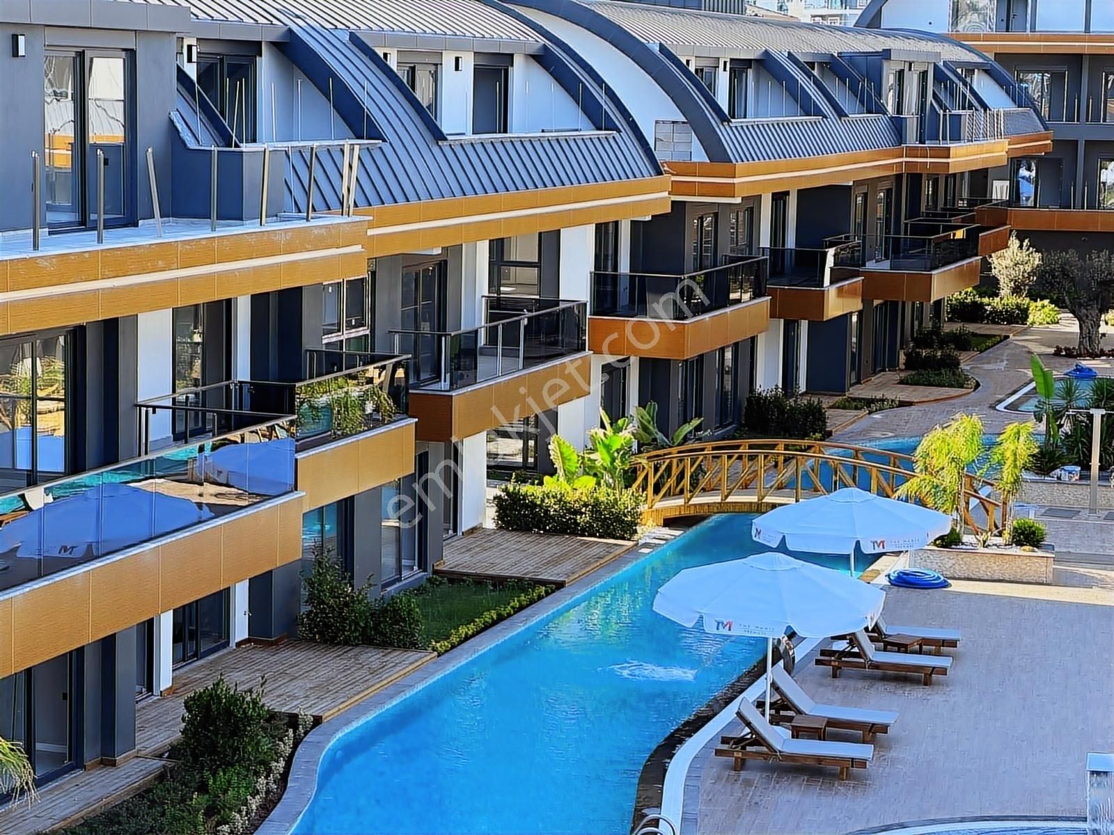 Alanya Avsallar 1+1 57m2 Eşyasız Otel Konseptinde Daire ! - Görsel 11