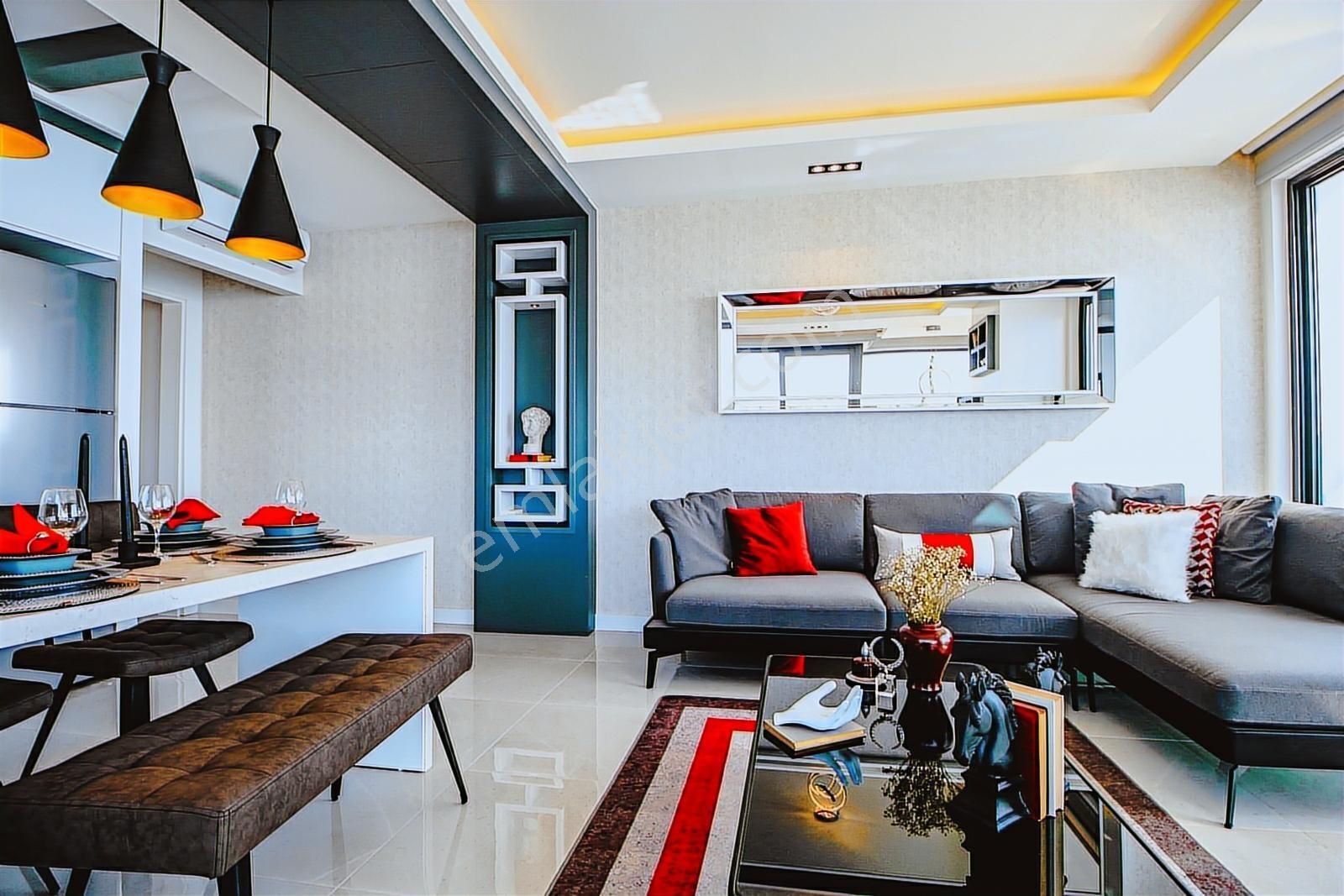 Alanya Mahmutlar 2+1 105 M2 Full Deniz Manzaralı Daire! - Görsel 5