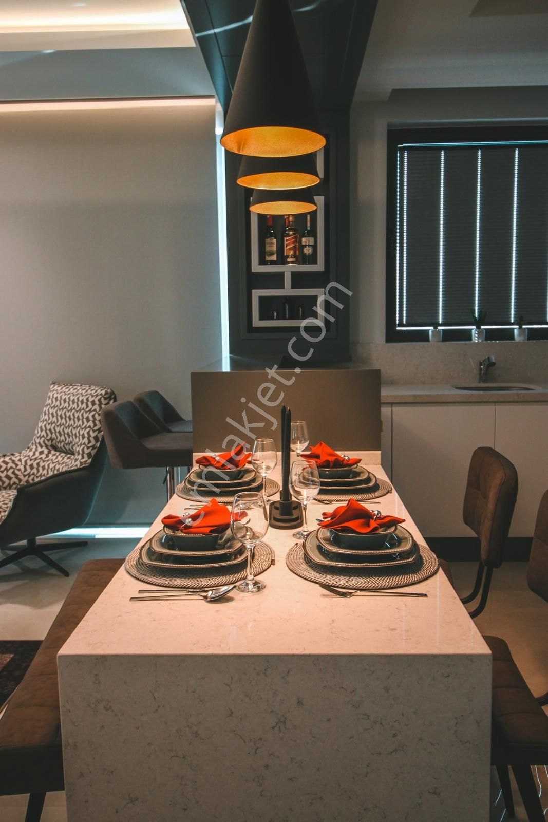 Alanya Mahmutlar 2+1 105 M2 Full Deniz Manzaralı Daire! - Görsel 22