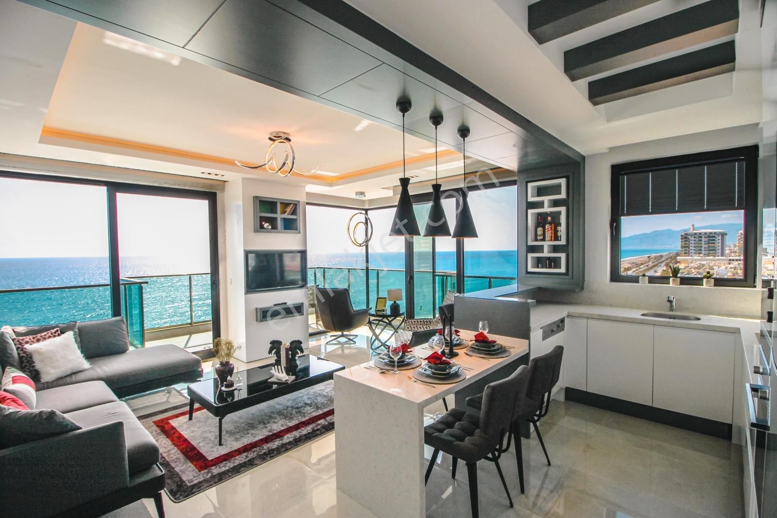 Alanya Mahmutlar 2+1 105 M2 Full Deniz Manzaralı Daire!
