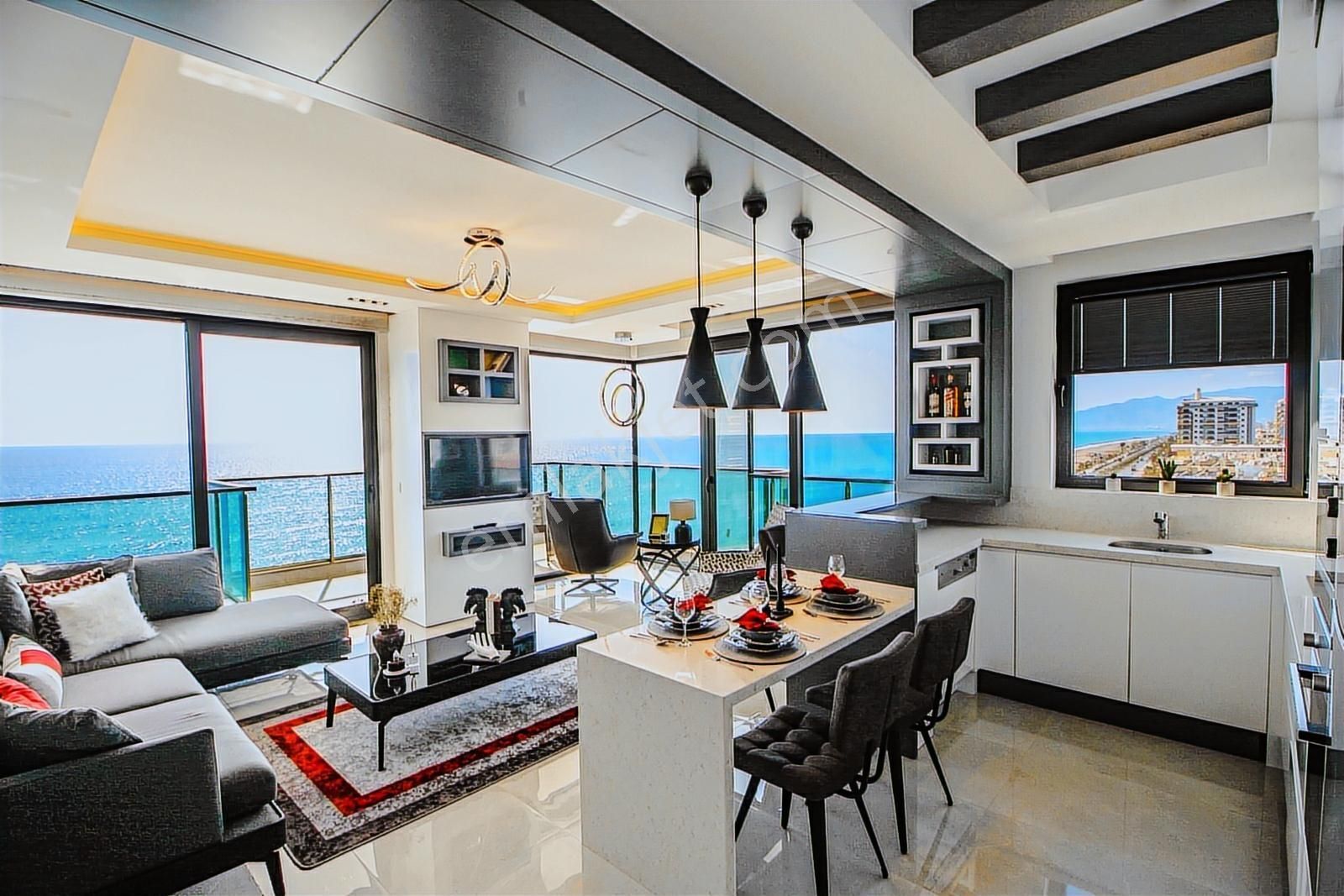 Alanya Mahmutlar 2+1 105 M2 Full Deniz Manzaralı Daire! - Görsel 19