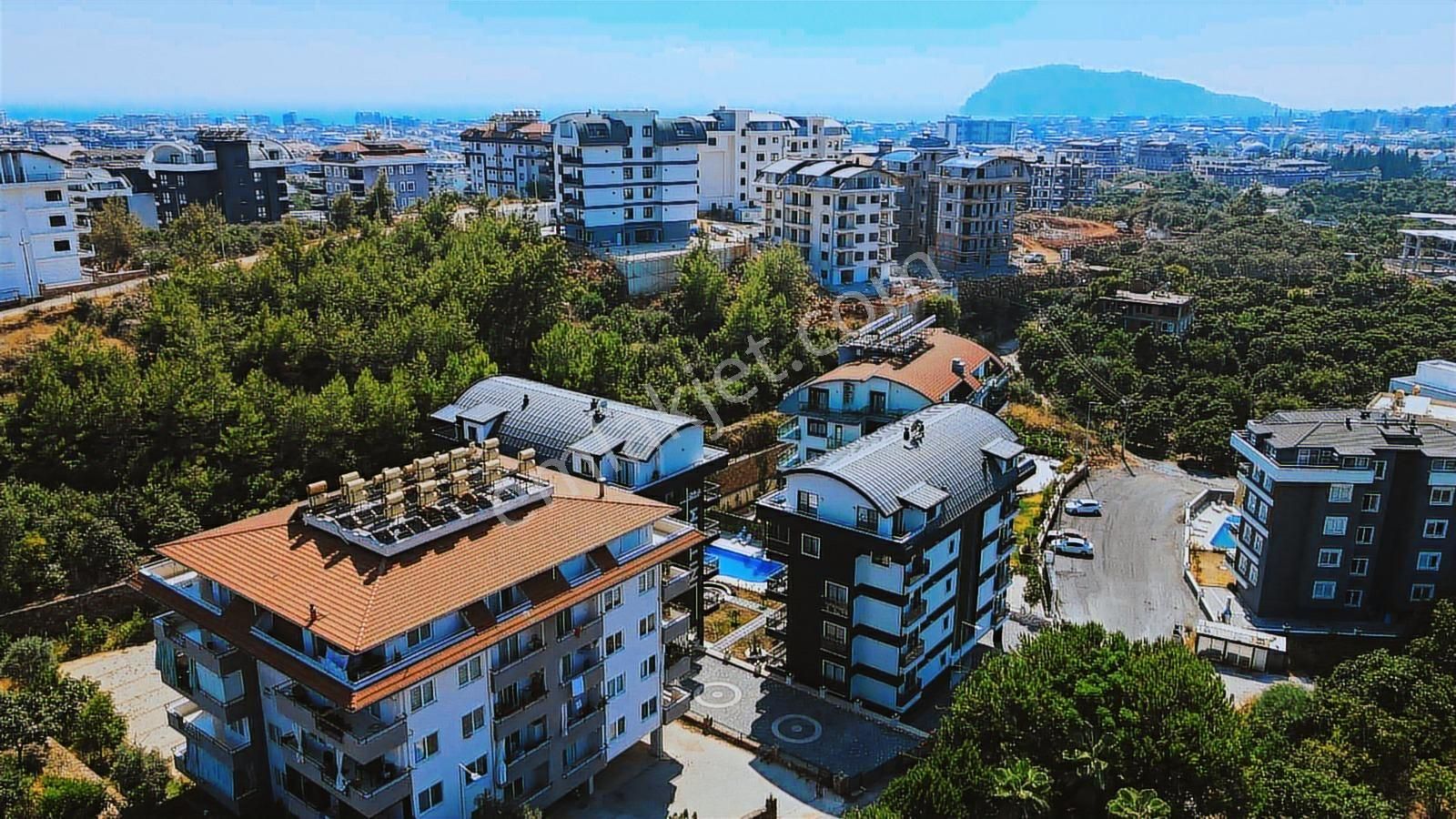 Alanya Oba 1+1 60m2 Full Aktiviteli Lüks Daire - Görsel 9