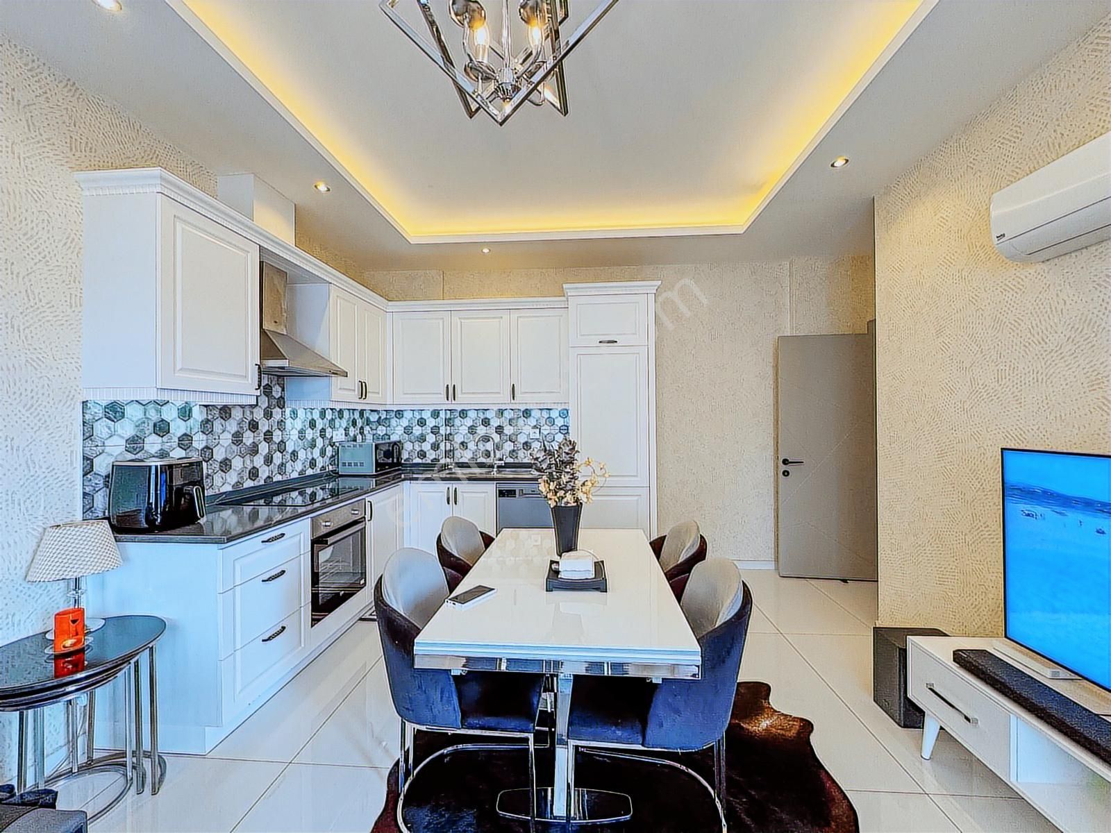 Alanya Oba 2+1 Full Aktiviteli Lüks Site İçerisinde Eşyalı 105m2 - Görsel 28