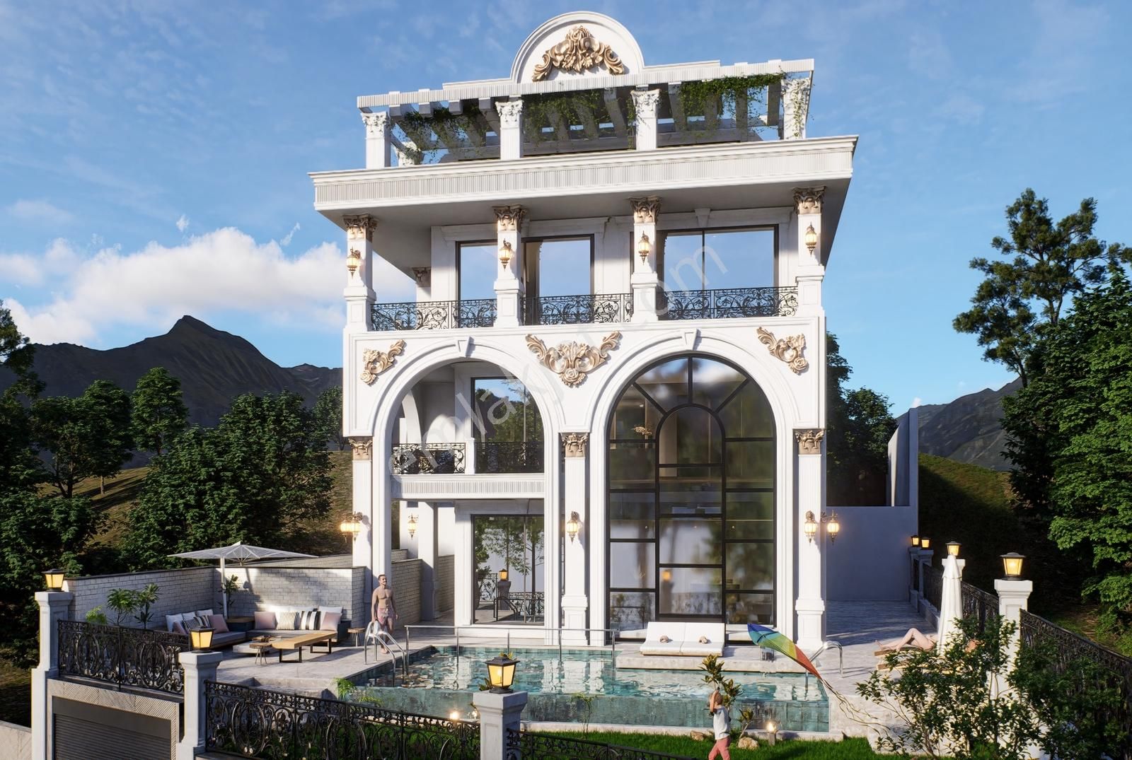 Hasbahçede Ultralüks 5+1 Villa ! Müstakil Havuzlu Ve Aktiviteli - Görsel 14