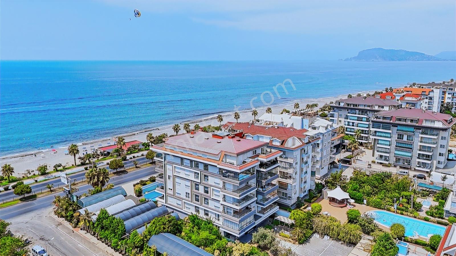 Alanya Kestel Denize Sıfır 2+1, Full Deniz Manzaralı Lüks Daire