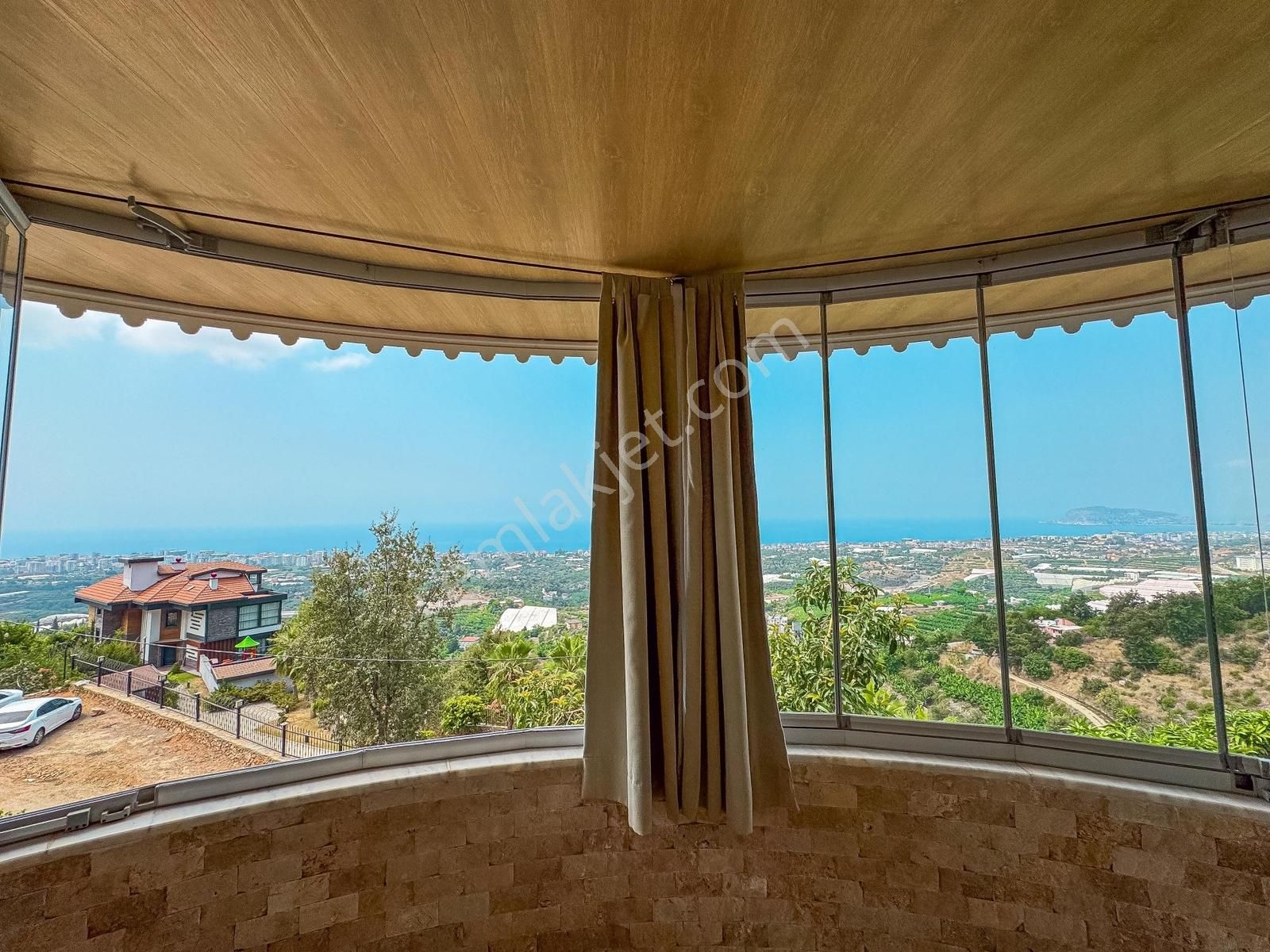 Alanya Yaylalı Deniz Manzaralı Eşyalı4+1 Tripleks Müstakil Villa - Görsel 32