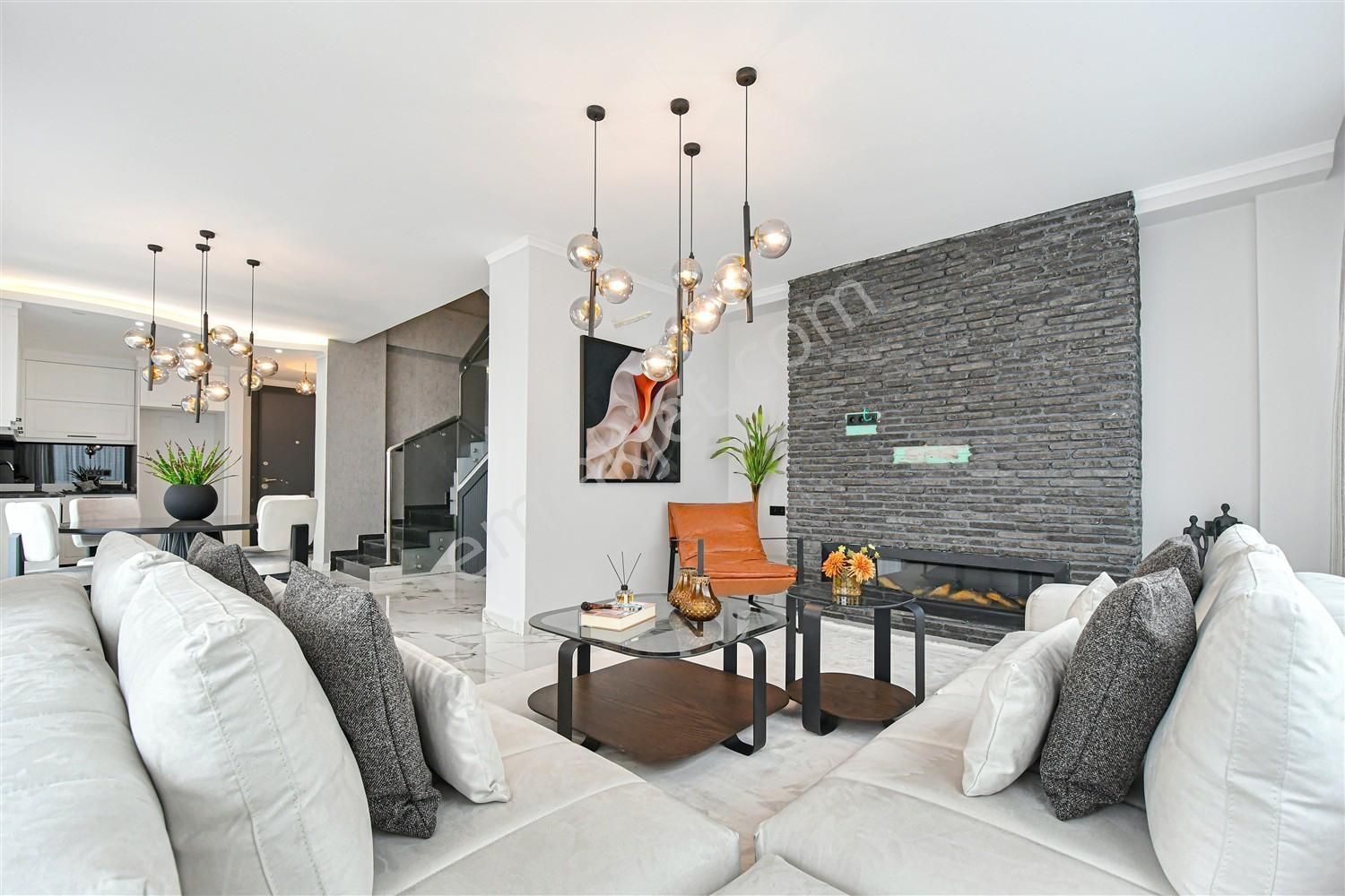 Alanya Bektaşta Sıfır Lüx 3+1 Villa Ful Eşyalı, Havuzlu - Görsel 16