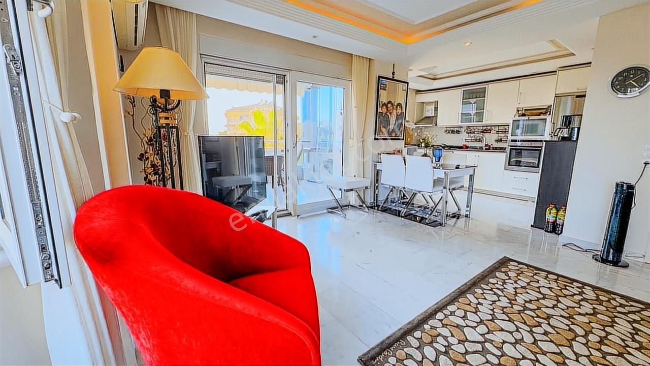 Alanya Tosmur 2+1 125 M² Eşyalı Daire Deniz Ve Kale Manzaralı - Görsel 18