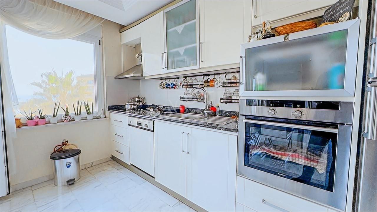 Alanya Tosmur 2+1 125 M² Eşyalı Daire Deniz Ve Kale Manzaralı - Görsel 22
