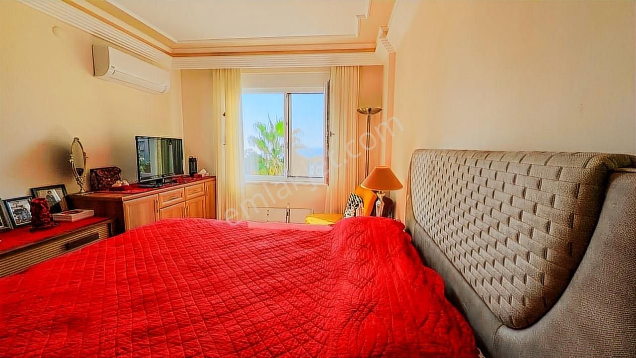 Alanya Tosmur 2+1 125 M² Eşyalı Daire Deniz Ve Kale Manzaralı - Görsel 26