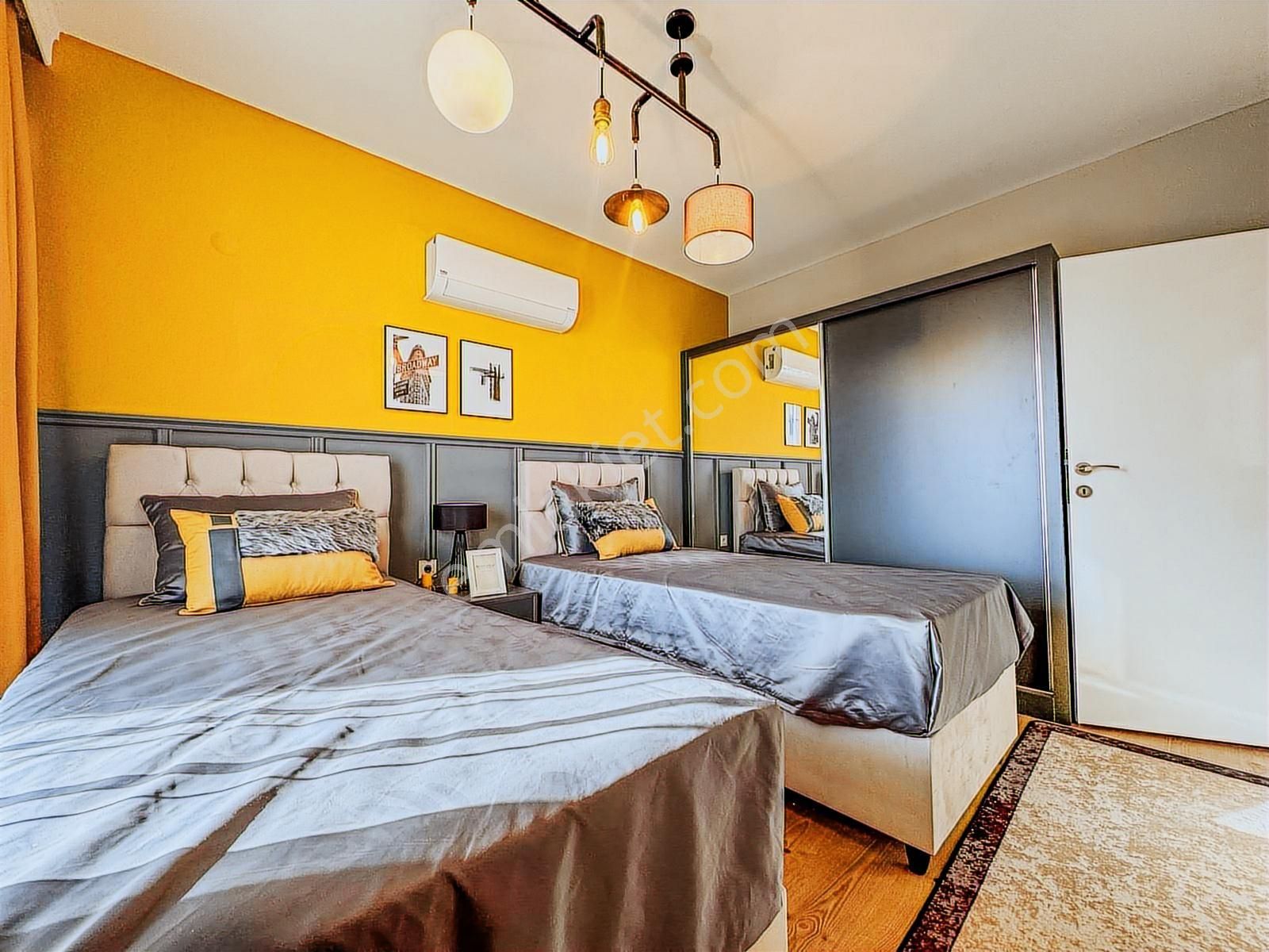 Alanya Kestel Ful Aktiviteli Deniz Manzaralı Çok Geniş 4+1 Daire - Görsel 18