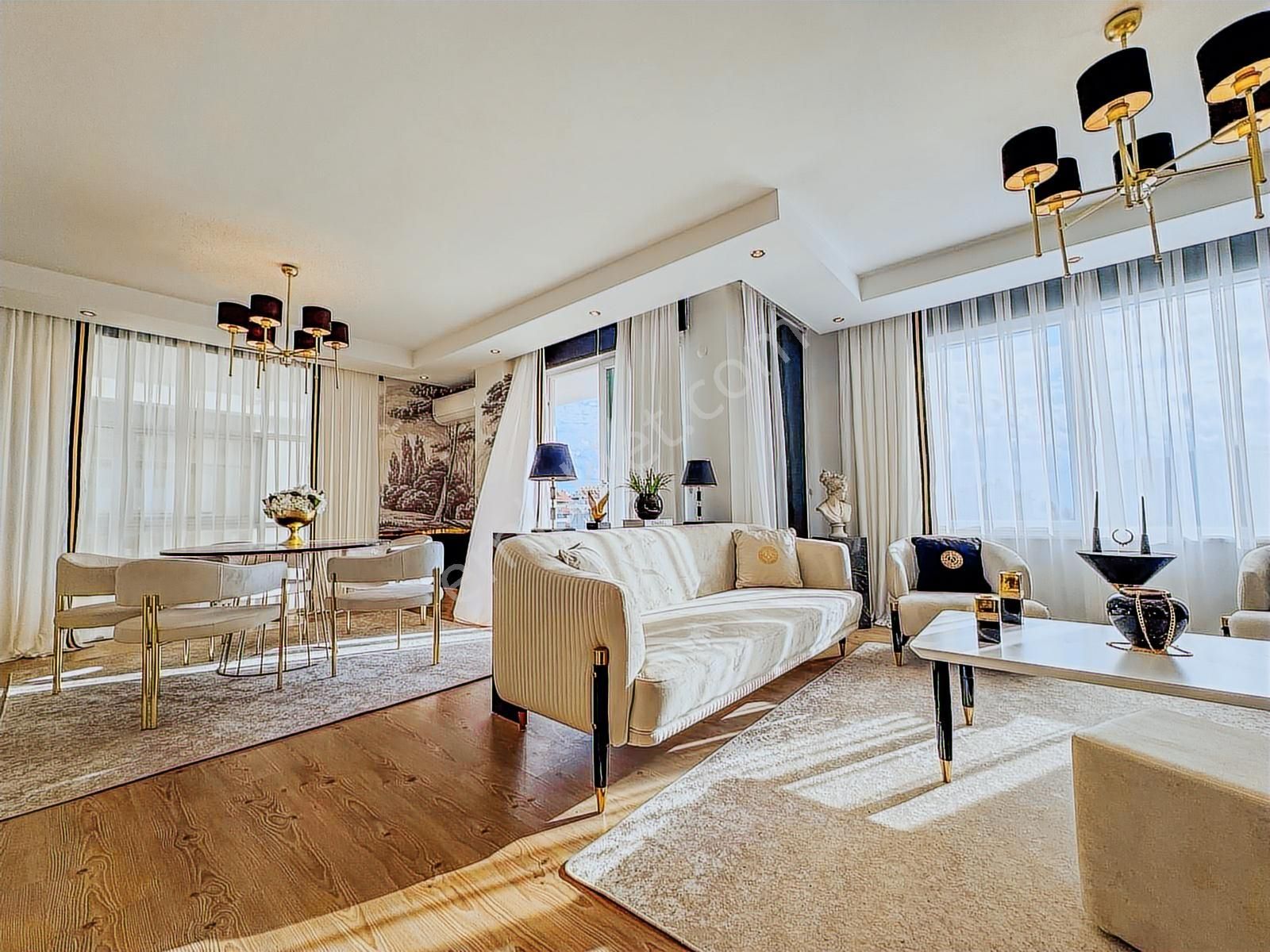 Alanya Kestel Ful Aktiviteli Deniz Manzaralı Çok Geniş 4+1 Daire - Görsel 31