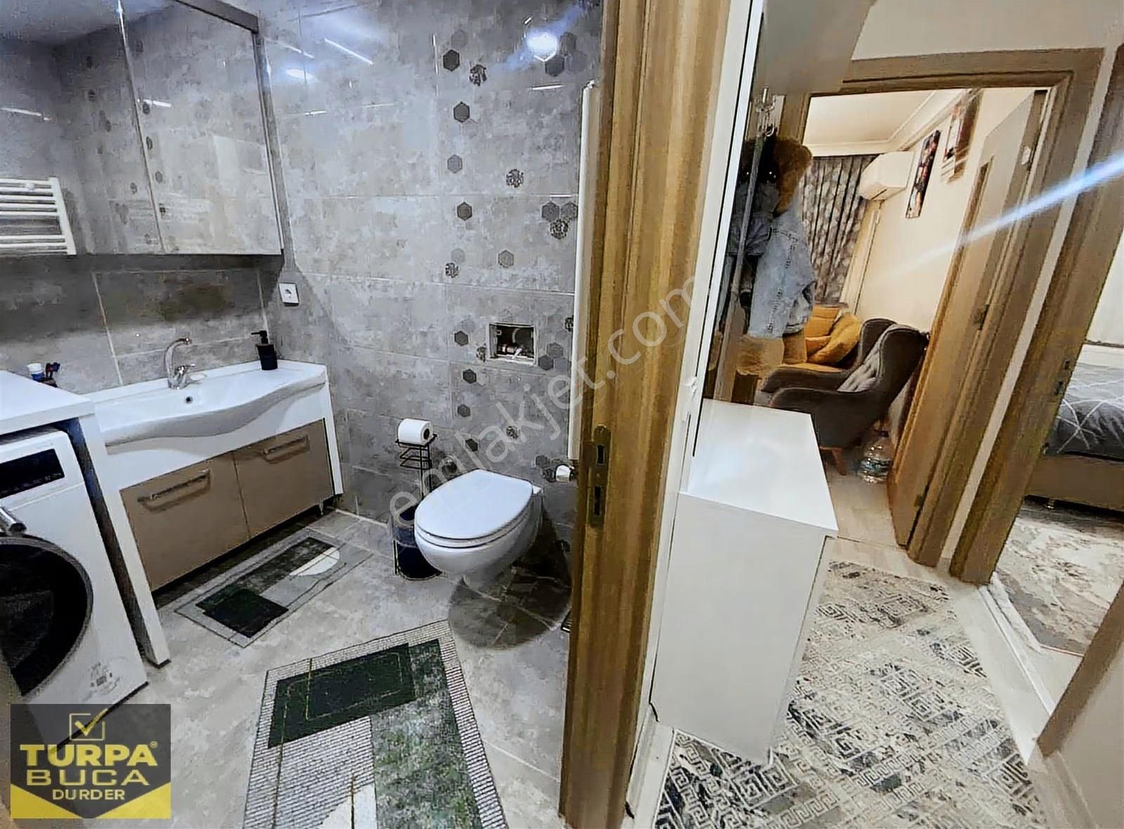 Turpa'dan Kredi Sınırlamasız 2+1 Bahçeli D.gazlı 10yıllık Daire - Görsel 5