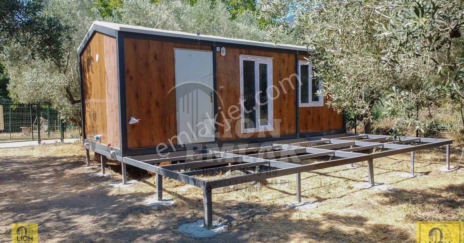 🟨⬛lıon Emlak'tan Turan Mahallesinde İçinde 1+1 Prefabrik Ev Bulunan 1556m² Satılık Zeytinlik⬛🟨 - Görsel 5